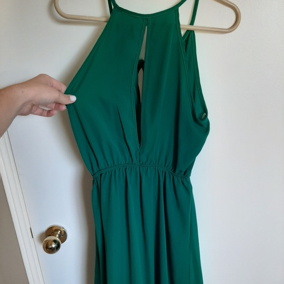 Green mini dress - Picture 2 of 3